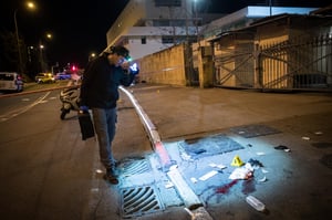 01:45: תיעוד מזירת פיגוע הדריסה בירושלים