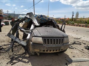 מל"ט צבאי תקף כלי רכב בגבול סוריה-לבנון