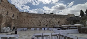 הכותל, הבוקר