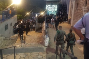 התפרעויות במירון: מאות פרצו אל ציון הרשב"י; 200 נעצרו