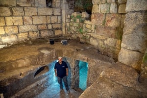 מימי בית שני: מערכת תת קרקעית ליד הכותל