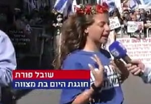 ילדת בת-המצווה הנרגשת