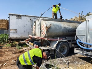 המשטרה עצרה חשודים בגניבת מים לרש"פ