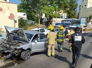 זירת התאונה