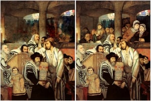 שני הציורים, המקורי והמצונזר