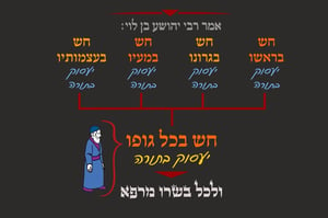 הדף היומי: מסכת עירובין, דף נ"ד • סיכום והמחשה