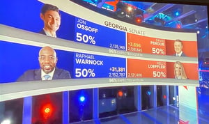 דרמה בג'ורג'יה: קרב צמוד בין  4 המועמדים
