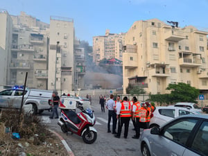 קול נפץ אדיר בצפת, בלוני חמצן התפוצצו