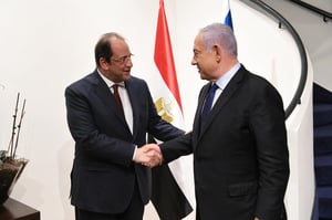 נתניהו נפגש בי-ם עם ראש המודיעין המצרי