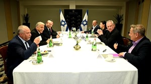 ראשי המפלגות בממשלת בנט-לפיד, הערב