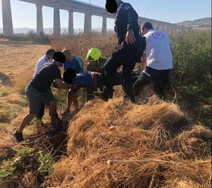 התרסקות מצנח רחיפה: שני פצועים קשה