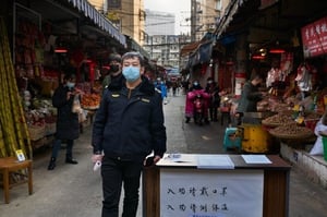 שוק בסין, בקורונה
