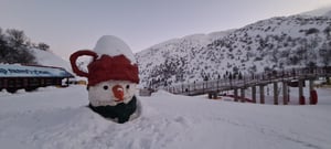 1.80 מטר שלג - בחרמון • תיעוד מרהיב