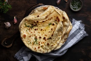נאן - לחם הודי מהיר וטעים שמכינים במחבת