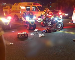 תל אביב: נערה בת 17 נפגעה מאופנוע ונהרגה