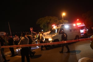זירת הפיגוע באלעד