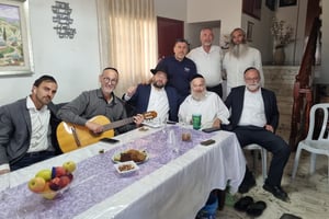 עם המנוח ר' עופר שושני ז"ל כשבועיים לפני פטירתו