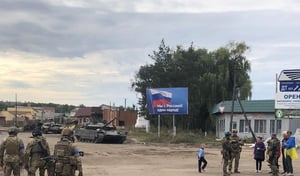 טנקים רוסיים נטושים בחרקוב