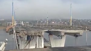 הגשר המרכזי הופצץ; כך נמלטו החיילים הרוסיים מחרסון