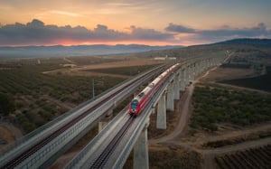 רכבת בדרכה ממודיעין לירושלים