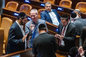 חברי הכנסת של ש"ס אתמול במליאה