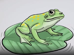 תעסוקה לילדים: בואו ללמוד לצייר 'צפרדע' בקלות ובהנאה