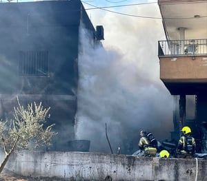 שריפה פרצה בחורפיש; 14 נפצעו - אחד מהם במצב קשה