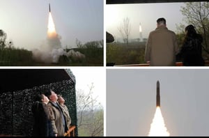 צפון קוריאה מפרסמת תיעוד: כך בוצע הניסוי בטיל החדש