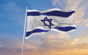 הקדימו את הטקס כדי לא לחלל שבת. דגל ישראל