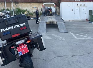 רוכב אופנוע מבני ברק נתפס נוהג בפסילה בבאר שבע