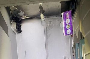 המאוורר של השירותים גרם לשריפה בדירה בבית שמש