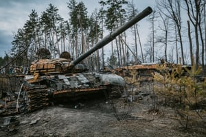 זירת הקרב במזרח אוקראינה