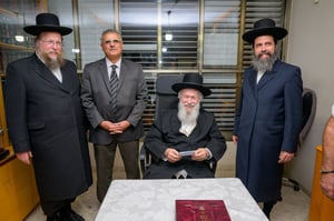 מנכ"ל כללית התברך אצל גדולי הרבנים שחיזקו את פעילותו