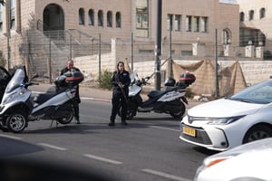 שוטרי מחוז ירושלים בפעילות ביטחון שוטף