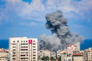 הפצצה ישראלית על עזה