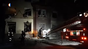ז'פרוז'יה: בית הרב נפגע מטיל רוסי - בני המשפחה ניצלו בנס