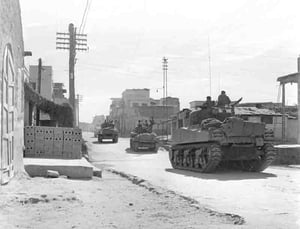 טנקים ישראלים בעזה במבצע קדש, 1956