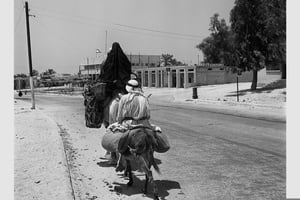 רחוב בחאן יונס ברצועת עזה בשנת 1969