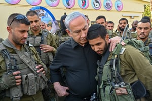 נתניהו בגדוד הבדואי