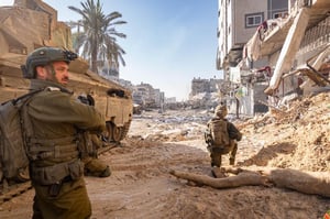לוחמי צה"ל פשטו על חמ״ל המודיעין הצבאי של חמאס | צפו
