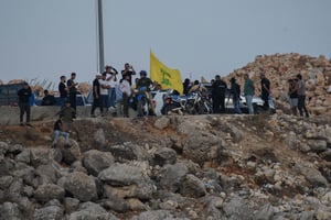 פעילי חיזבאללה סמוך לגבול עם ישראל
