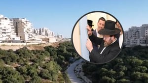 הרב ספטנר ובתיה שכונה החדשה - רמת בית שמש ד'