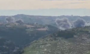 במטוסי קרב וארטילריה: תקיפה משולבת ועוצמתית במיוחד על עשרות מטרות של חיזבאללה
