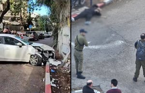 פיגוע ליד בסיס בחיפה: מחבל יצא עם גרזן מרכבו והחל לרוץ אחר אזרחים; בן 20 נפצע קשה