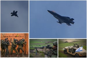 תיעוד מהצפון: חיילי מילואים בתרגיל צבאי ומטוסי קרב באוויר