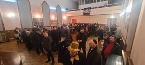 בעלטה ובשיגורים בלתי פוסקים: רבבות יהודי אוקראינה חגגו את הפורים השלישי במלחמה