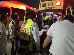 בני ברק: צעיר נחבל בראשו באמצע משחק כדורגל ופונה לבית החולים  