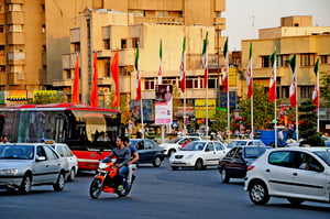 רחוב עמוס בטהרן. אילוסטרציה