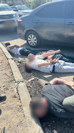 אחרי מרדף משטרתי: שלושה תושבי ג'נין נעצרו בצפון הארץ