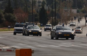 שיירת ראש הממשלה. אילוסטרציה